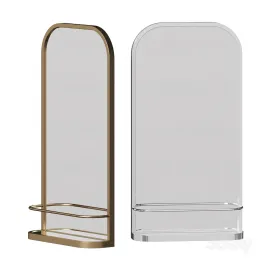 Seamless Wall Shelf Mirror by West Elm